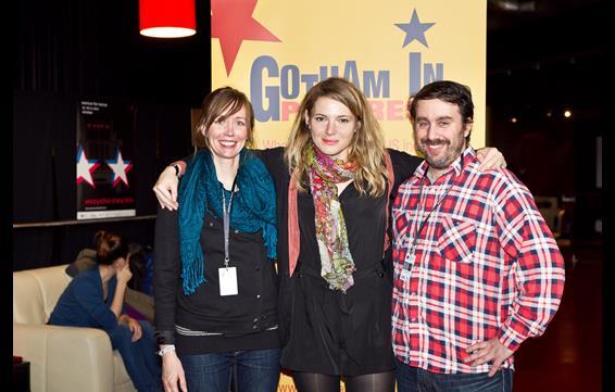 Sun Don't Shine team at Gotham in Progress: director Amy Seimetz with producer Kim Sherman and executive producer Andrew Krucoff
